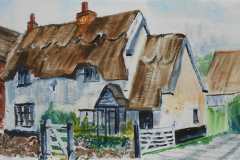 old-thatched-cottage-Wymeswold-by-Peter-Hollis
