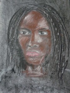 Life drawing sketch Amy Gallagher