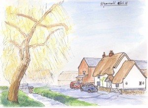 Brook Street Wymeswold sketch