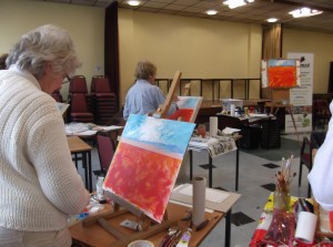 acrylic painting demonstration