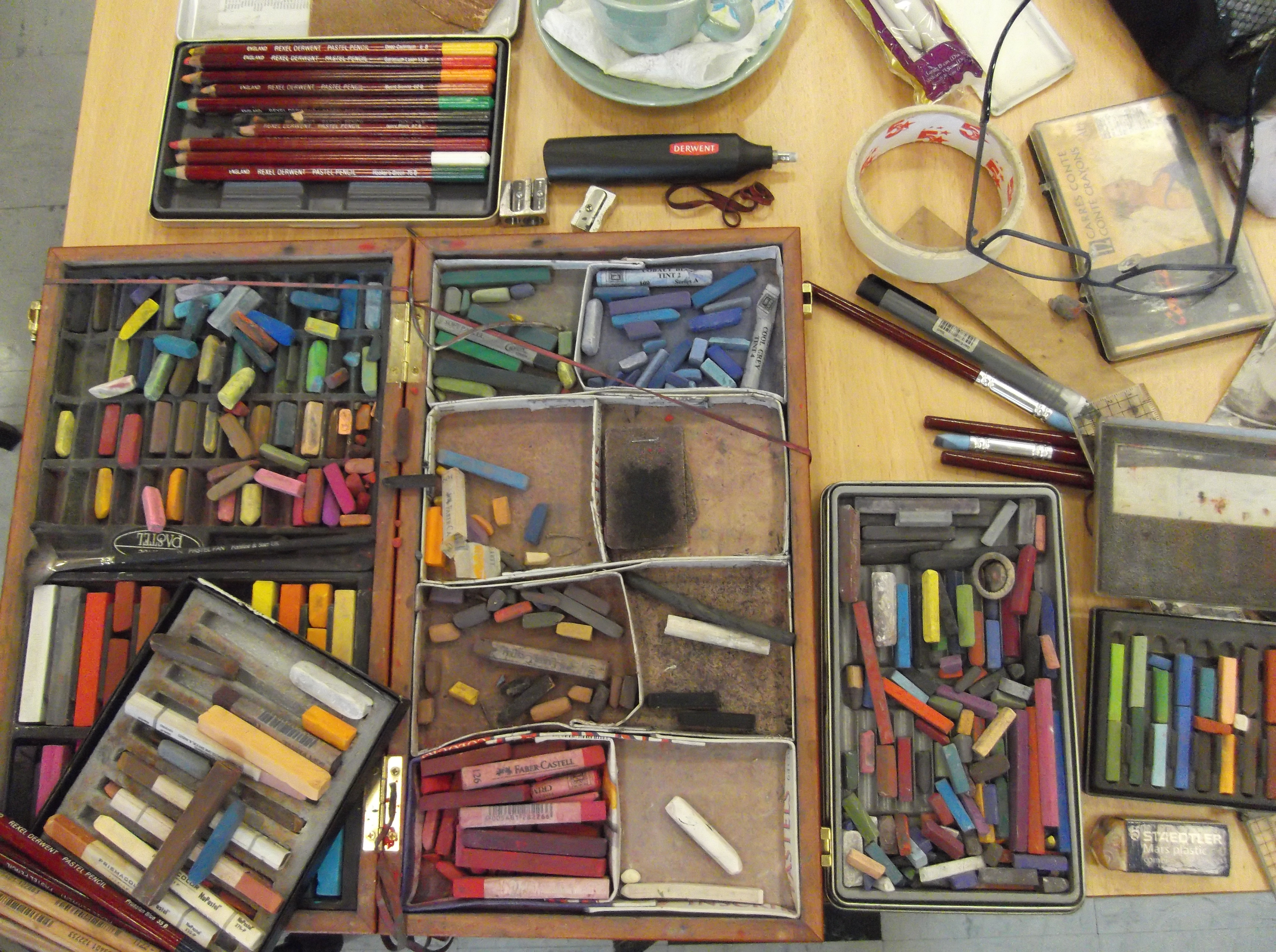 pastel demonstrations charnwood drawing and painting club