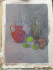Sonia Bacchus still life painting demonstration