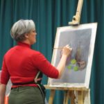Sonia Bacchus still life demonstration