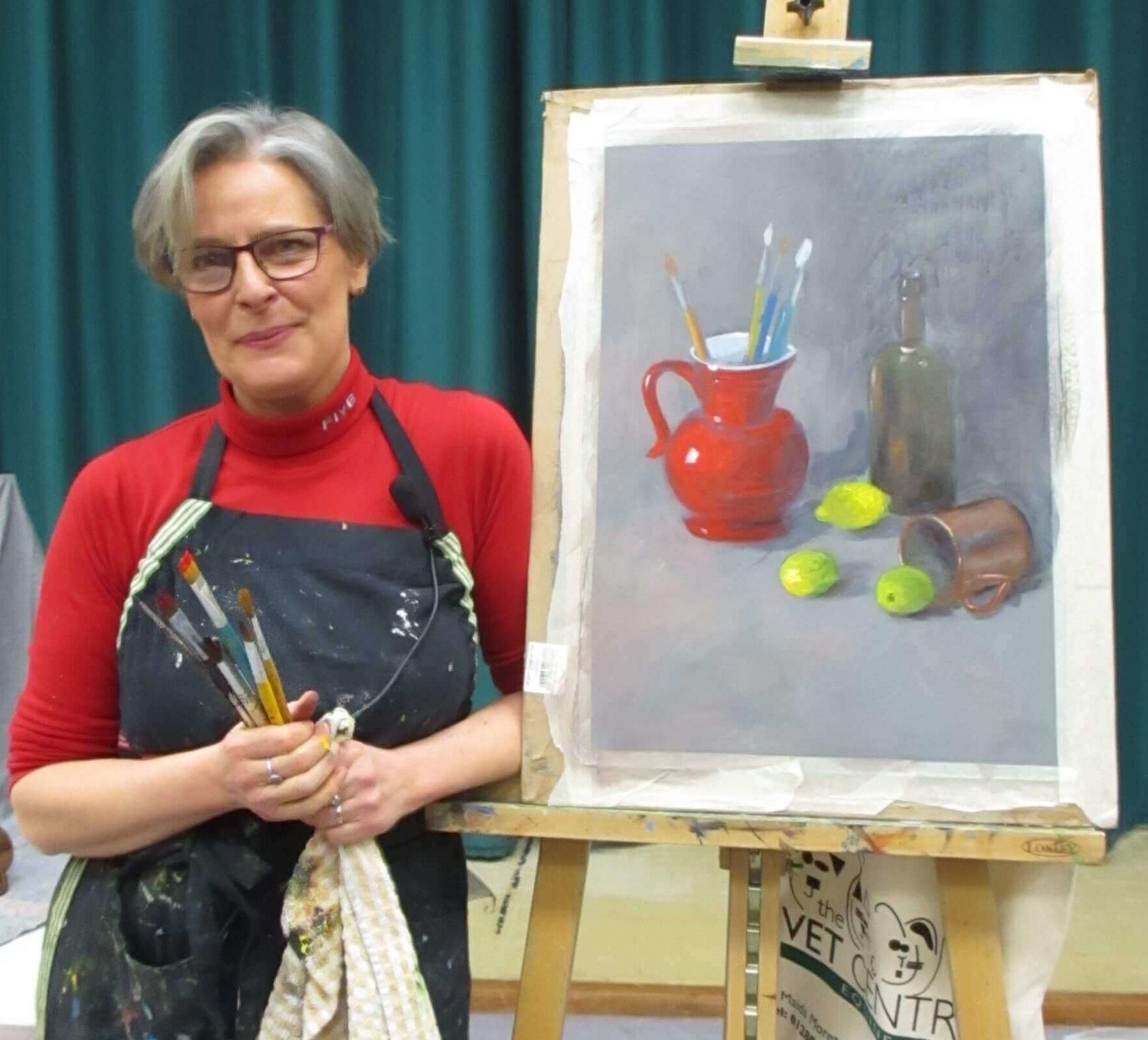 Sonia Bacchus Still Life painting in the style of old masters